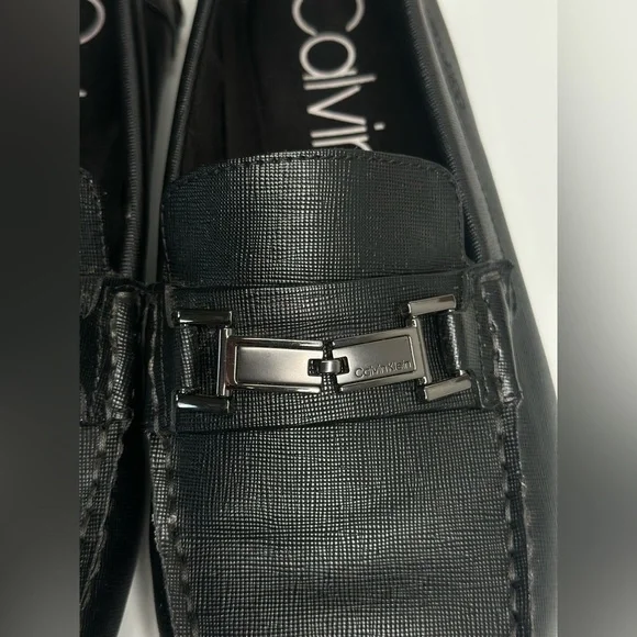 Calvin Klein Magnus Penny Loafers Mens Sz 11 Slip On Shoes New - Picture 8 of 14